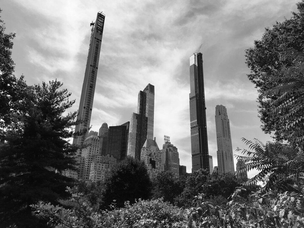 A photo of A New Skyline, 8/26/2020 in black and white