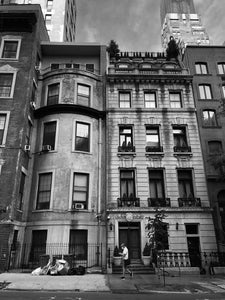 A photo of East 37th Street, 8/26/2020 in black and white