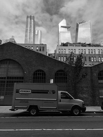 A photo of West 26th Street, 9/27/2020 in black and white