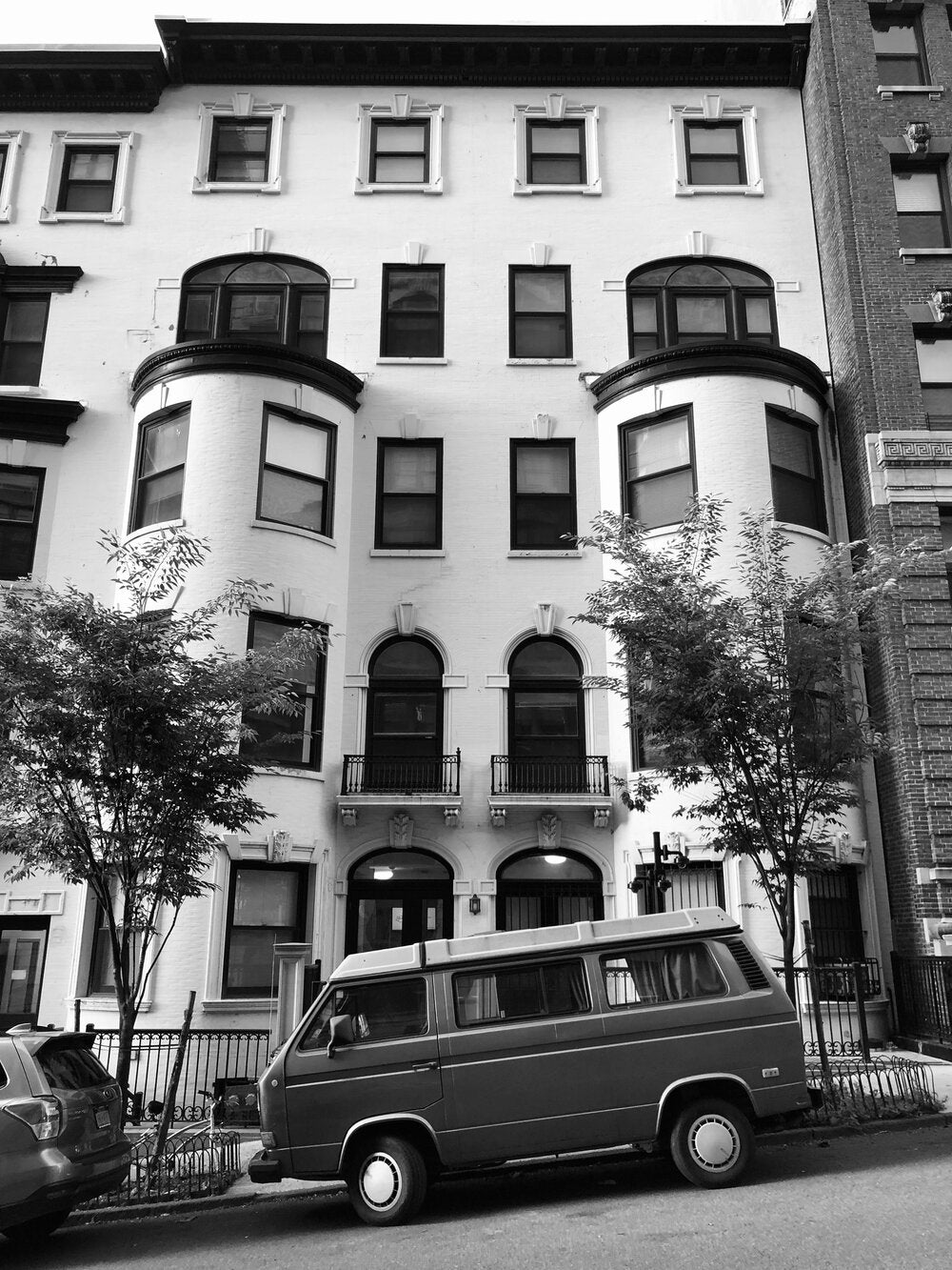 A photo of Upper West Side, 7/2/2020 in black and white