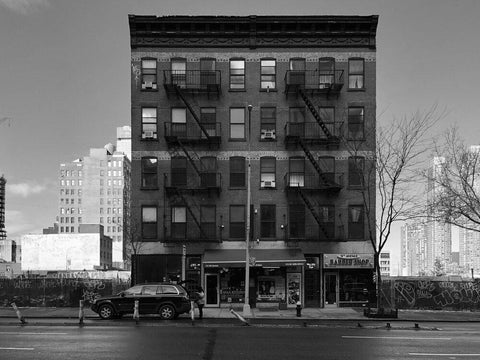 A photo of 9th Avenue, Tenderloin, 1/19/2020 in black and white