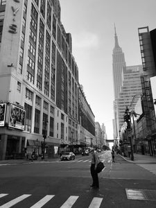 A photo of 34th Street, 7/19/2020 in black and white