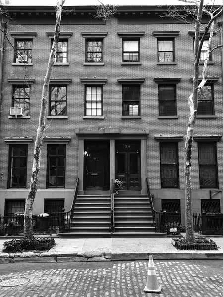 A photo of Jane Street, West Village, 3/6/2020 in black and white